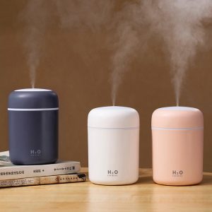 Mini Humidificador de Névoa Fria e Purificador de Ar
