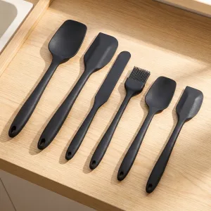 Conjunto de espátulas de silicone para cozinha
