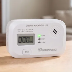 Detector autónomo de fuga de gás monóxido de carbono com alarme sensor de CO