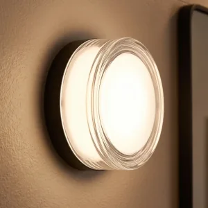 Arandela redonda moderna impermeável com LED ajustável