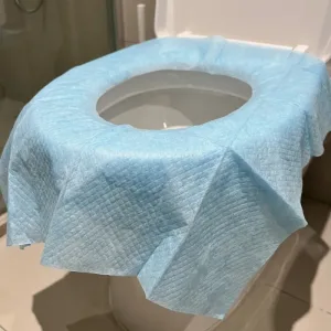 10 capas descartáveis portáteis para assento sanitário para viagem
