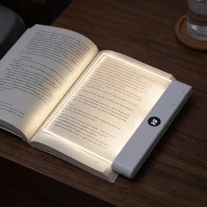 flat book light, flat reading light