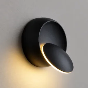 Candeeiro de Parede LED Redondo Elegante em Alumínio