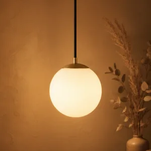 Lustre Pendente Minimalista Moderno de Teto com Lâmpada LED Única