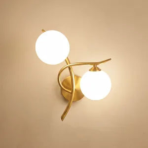 Arandela de Parede Nórdica Elegante com Lâmpadas LED Brancas