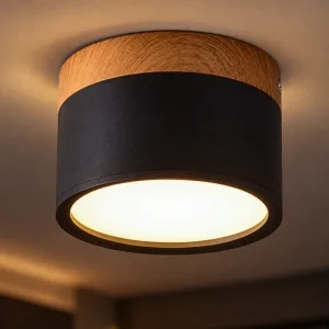 Foco LED nórdico moderno em alumínio de montagem à superfície