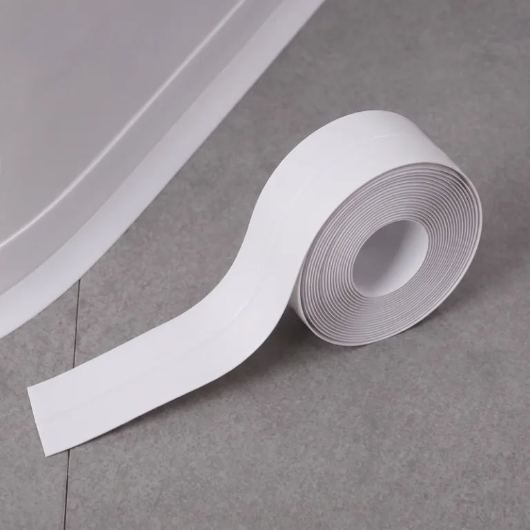 caulk strip, bathroom sealant tape, self adhesive caulk strip, peel and stick caulk, toilet caulk strip, waterproof caulking tape