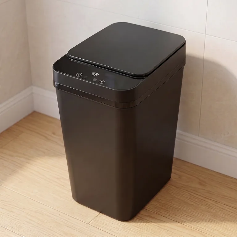 motion activated trash can, motion detector trash can,, automatic trash can, touchless trash can kitchen